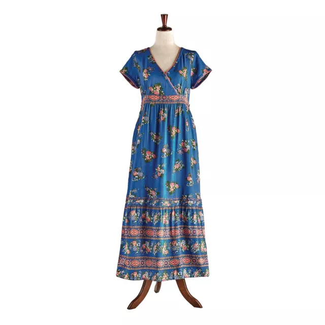 Sasha Blue Floral Dress