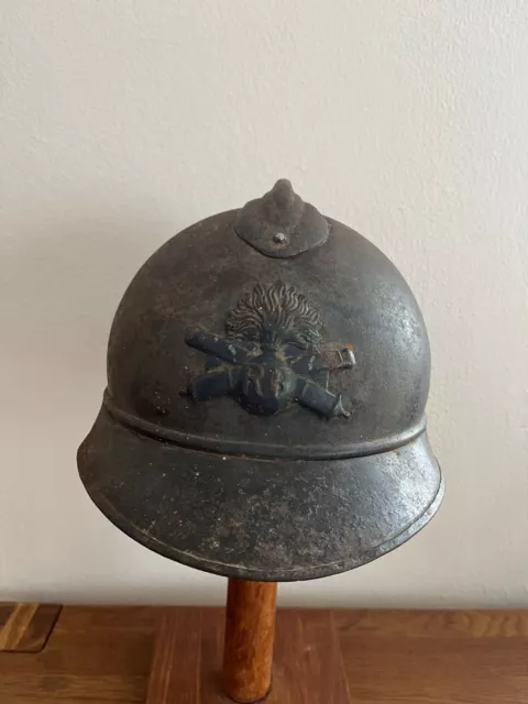 Stahlhelm Adrian M15, Artillerie, WW1, Wk1, Blue Horizon
