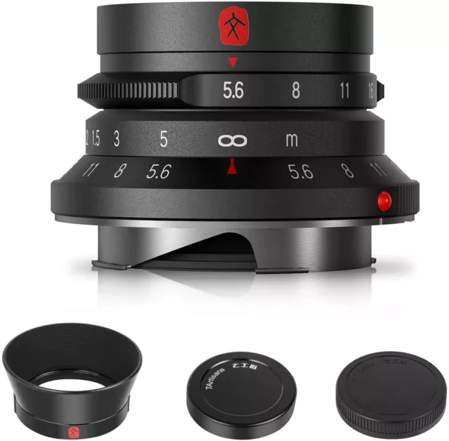 7artisans 28mm F5.6 Wide Angle Lens For Leica M-mount Camera M8 M9p M10 M-P M7