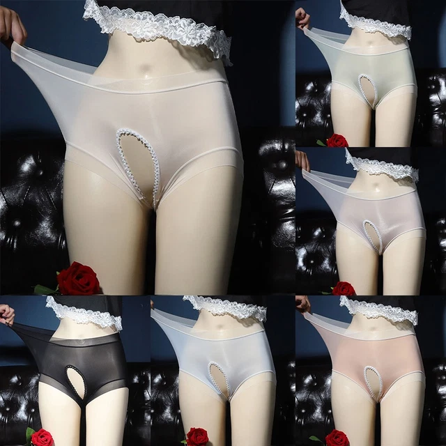 Culotte sous-vêtements perspective entrejambe ouverte transparent transparent