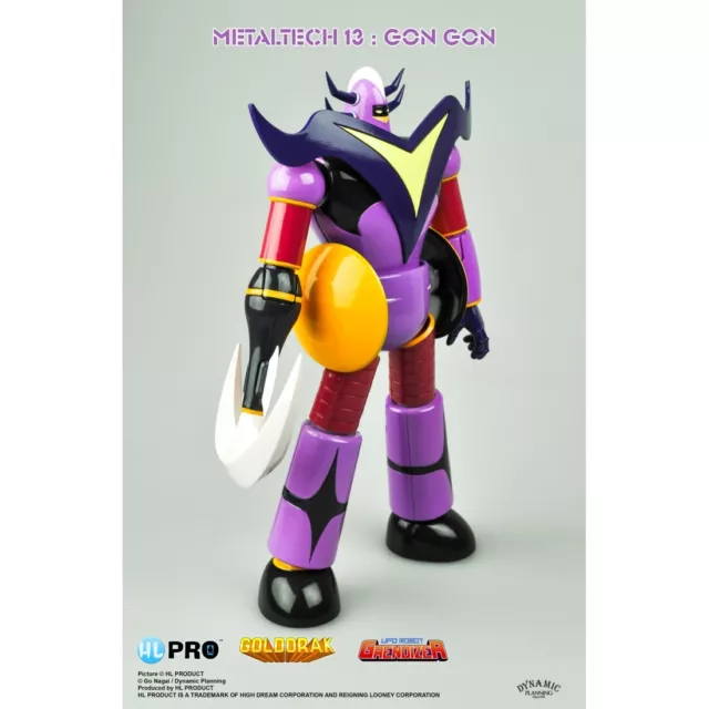 Hl Pro Metaltech-13 Gon Gon Normal Goldrake Ufo Robot Grendizer Die Cast Figure