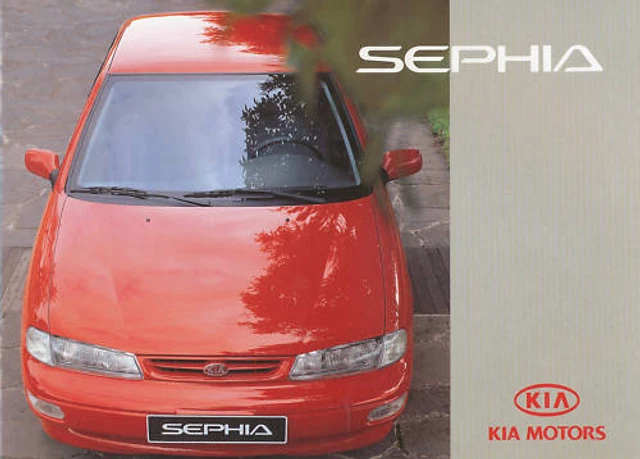 Kia Sephia Prospekt 1994 D brochure broschyr broszura prospectus catalogue