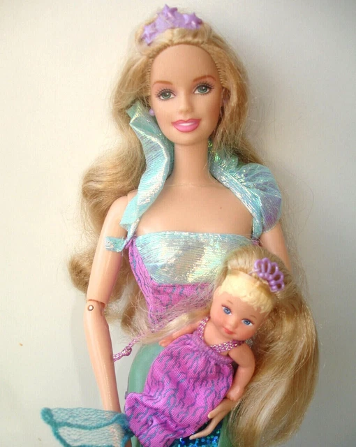 BARBIE MAGICAL MERMAID Krissy Doll with Light Up Tail + Baby Doll Vintage 2000s £49.99 - PicClick UK