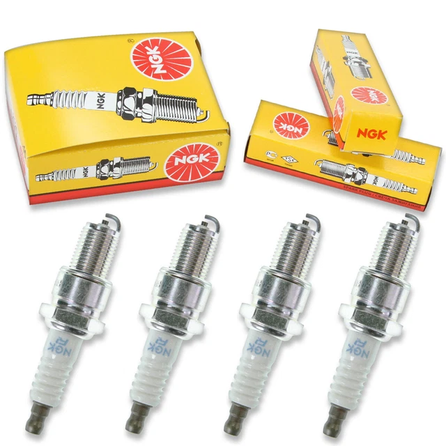 4 pcs NGK Standard Spark Plugs for 1984-1985 Honda Accord 1.8L L4 - Engine tz