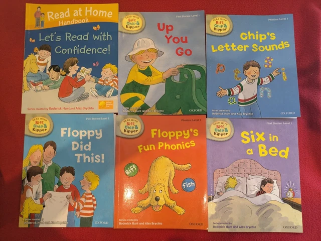 OXFORD READING TREE Read With Biff Chip & Kipper Level 1 X6 Book Bundle ...