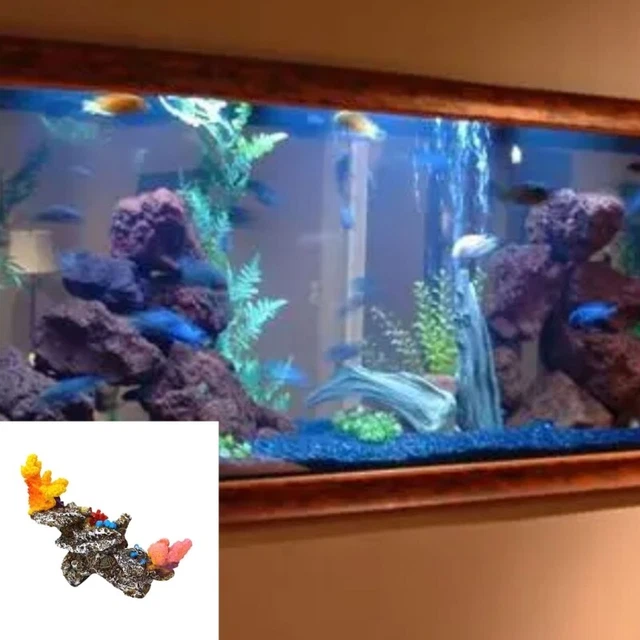 ARTIFICIAL AQUARIUM CORAL Plant Ornament Fish Tanks Decoration 38.58