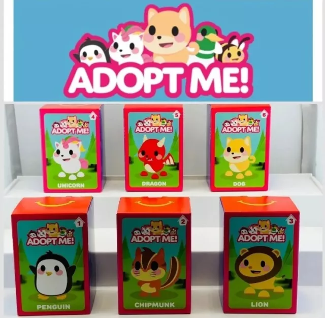 2024 MCDONALD'S ADOPT Me Pet HAPPY MEAL TOYS Or Set 15.99 PicClick