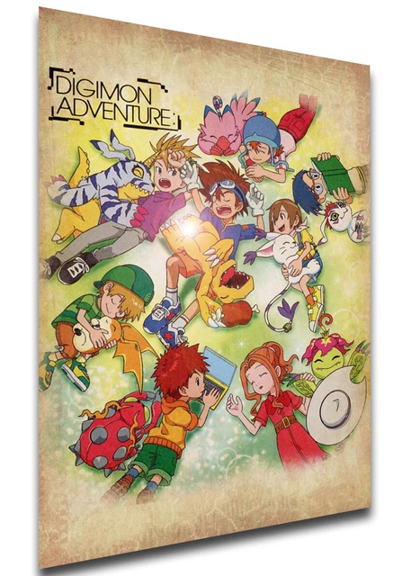 POSTER WANTED - Digimon Adventure - Digidestined Characters - LL1099 ...