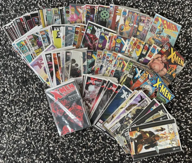 150 X-Men (and related) Marvel Comics - Uncanny Wolverine Job lot