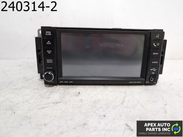 OEM 2008 Dodge Caravan FRONT CD PLAYER SCREEN MONITOR HEADUNIT DVD RADIO STEREO