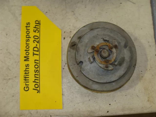 46-49 JOHNSON outboard 5hp Sea Horse TD20 flywheel recoil dog catch pawl spring