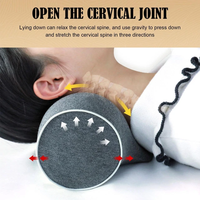 Memory Foam Cervical Pillow Spine Back Bow Maintenance Sleep Pillow C3K7