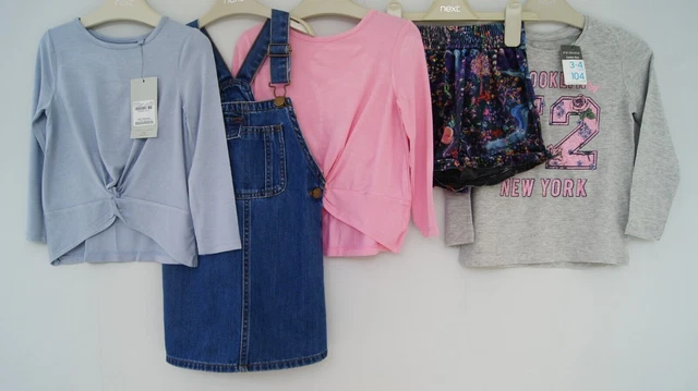 Girls Tops, Dress, Shorts Next Etc Bundle Age 3-4 Years