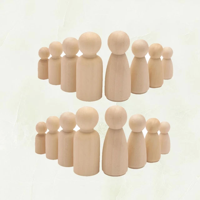 Figurine à Peindre 50 Figurines En Bois à Peindre - Pour Bricolage