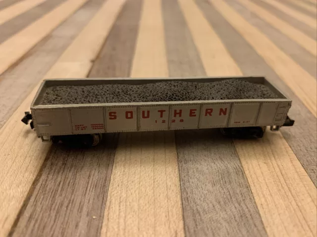 🔥 N Scale Bachmann Gondola Car with Coal Load, Southern RR, Silver, #1228 RARE