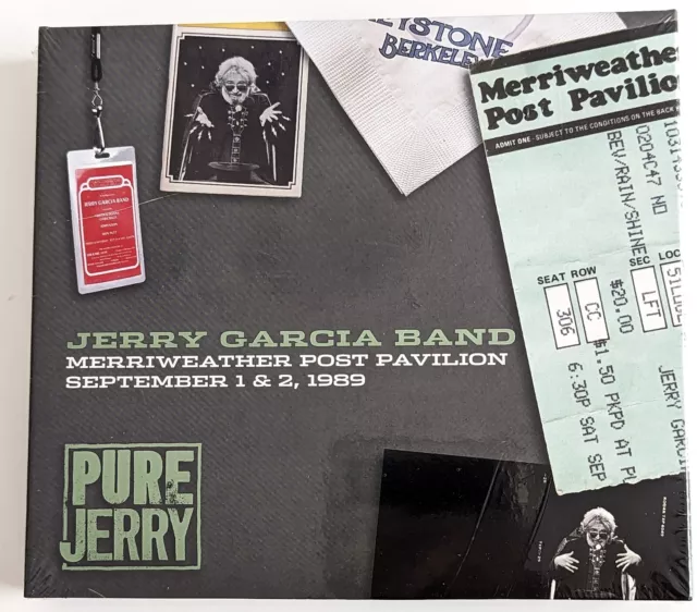 Jerry Garcia Band Merriweather Post Pavilion 1989 Pure 5 JGB 4 CD Grateful Dead