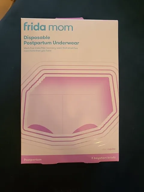 Frida Mom Maternity ceasearian Boyshort Disposable Underwear Postpartum 8  Pack