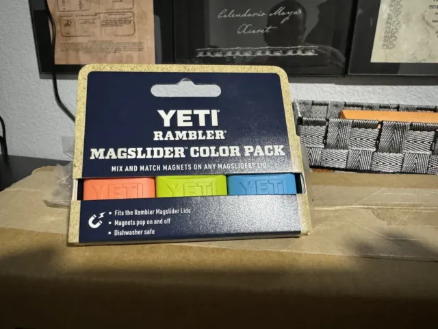 YETI MAGSLIDER 3 Pack Coral/Chartreuse/Reef Blue - SOLD OUT/ Rare
