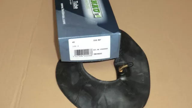 Schlauch Heidenau 4 Zoll 3.00-4 Winkelventil 33G/90°