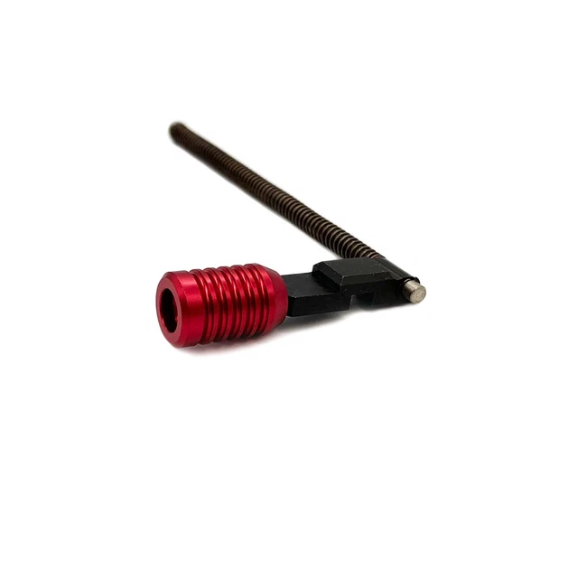 JWH Custom Ruger 10/22 Upgrade Round Oversized Red Extended Charging Handle