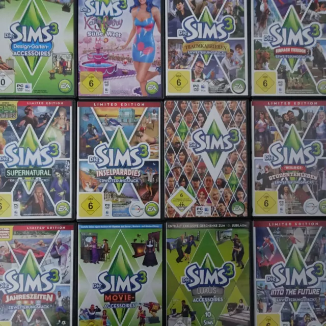 Die Sims 3 Hauptspiel Erweiterungen PC Spiele Game Spiel frei wählbar