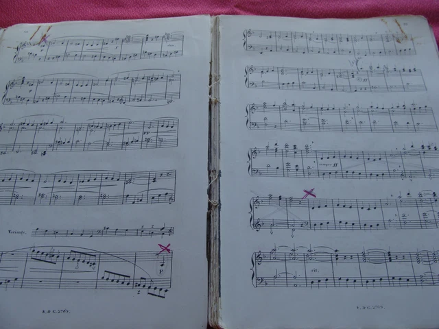 Recueuil De Partions  Orgue  Harmonium Heures Mystiques Boëllmann  Volume 1 1896 5