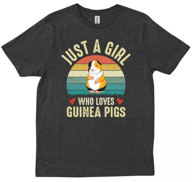 Just A Girl Who Loves Guinea Pigs Guinea Pigs Lover Girl Gift T-shirt