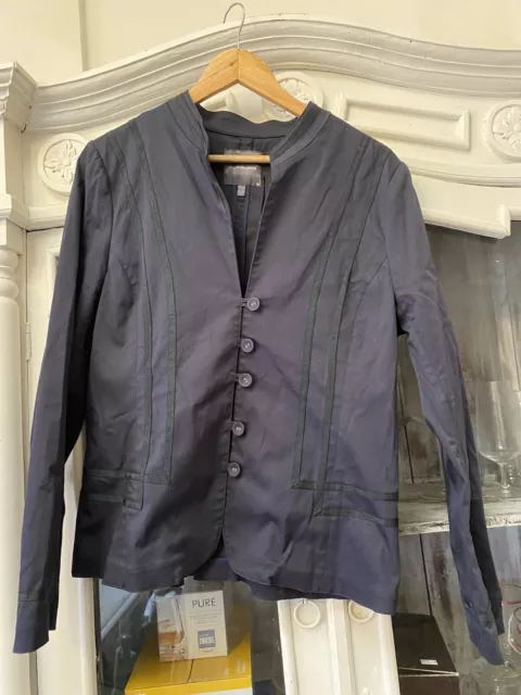 Adam Bennett Blazer Womens 14 size L fitted Jacket Long Essentials Ladies