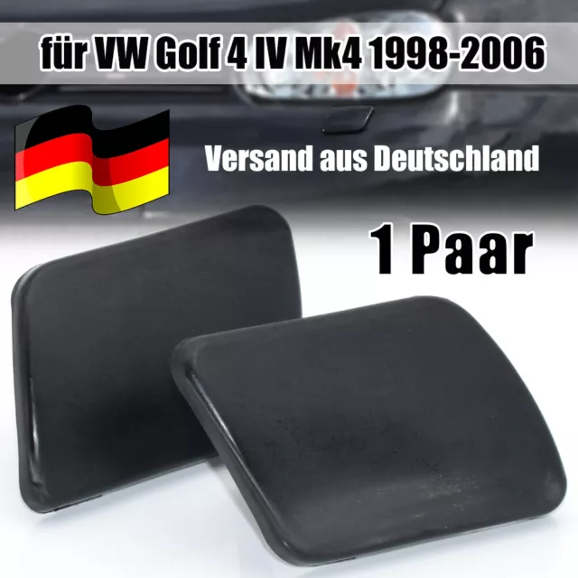 x2 Düse Abdeckung Scheinwerferwaschanlage LINKS RECHTS für VW Golf MK4 1997-2006