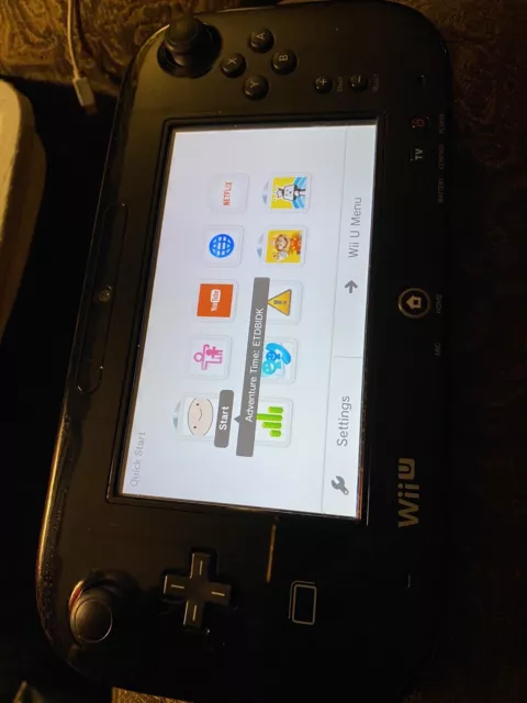 Gamepad Nintendo Wii U WUP-010 - Negro Probado.