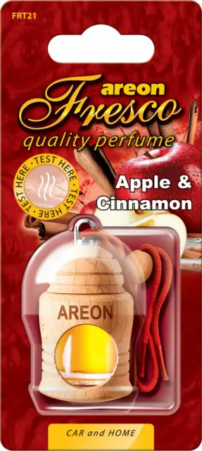 Duftdose Arbre Parfumé Désodorisant Pomme & Cannelle 2x Original Air-Areon