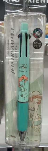 Disney Little Mermaid Ariel Jetstream 4&1 Mechanical Pencil & Ballpoint Pen New