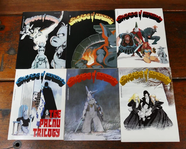 SWORDS of CEREBUS Set #1 through #6 Aardvark Comic Book Lot Issues - VF