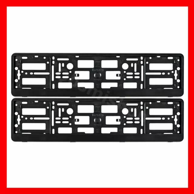 2x New S-Line License Number Plate Holder Surround Frame for Audi A3 A5 A6 Q7 +F