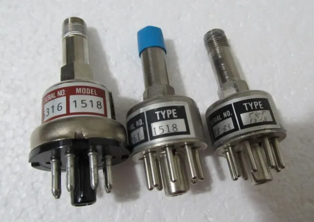 3X MDC & Huntington Thermocouple Vacuum Gauge Type 1518