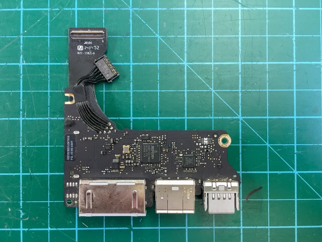 Apple Macbook Pro Retina 13" A1425 2013 USB HDMI SD Board W/ Cable 821-1587-A