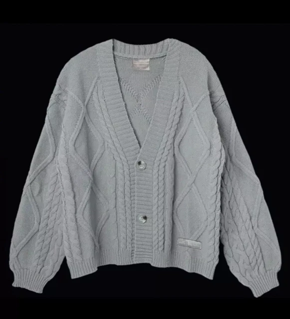 TAYLOR SWIFT THE Tortured Poets Department Gray Cardigan XL/2XL SAME