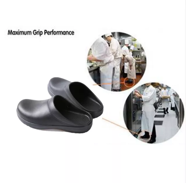 Men Women Chef Shoes In Kitchen Nonslip Safety Shoes Oil & Water Proof For Cook 3