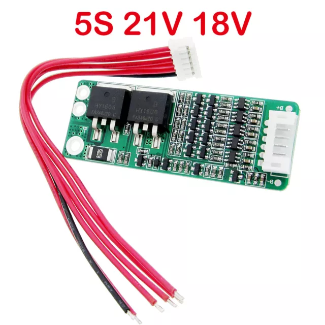 5S LI-ION BATTERIE lithium 18650 chargeur panneau de protection carte ...