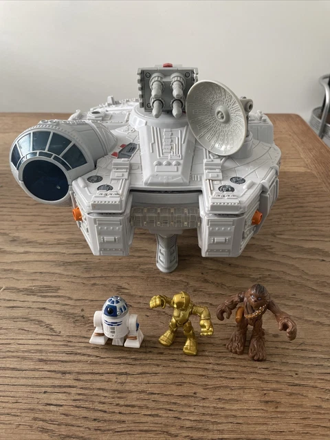 Playskool heroes star wars galactic heroes millennium falcon and figures discount