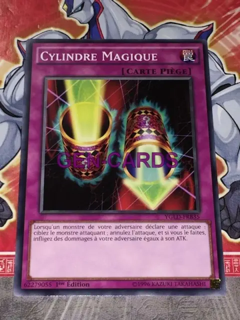 Carte YU GI OH CYLINDRE MAGIQUE YGLD-FRB35