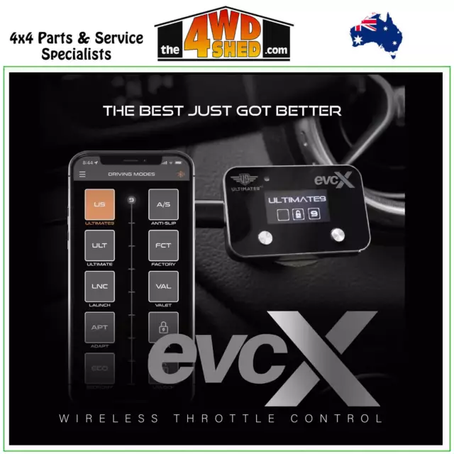 evcX Throttle Controller fit Jeep Wrangler JK Cherokee KK Grand Cherokee WK2 2