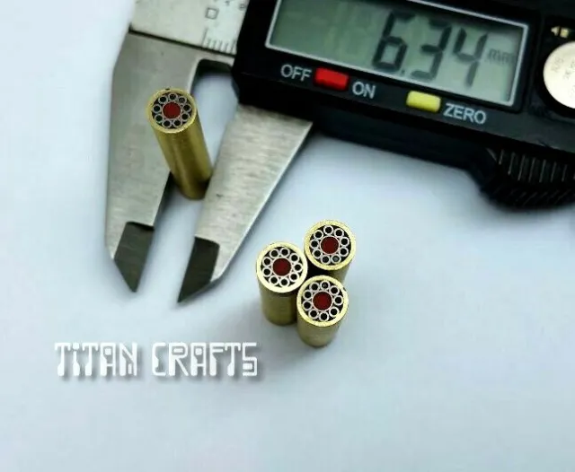 TITANs 6.3mm Mosaic Pin X1 for Handle Making Knife Scales Sticks Crafts 1" MP1-N