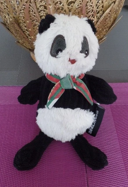 S2P / doudou peluche panda noir blanc ROTOTOS LES DEGLINGOS 20cm