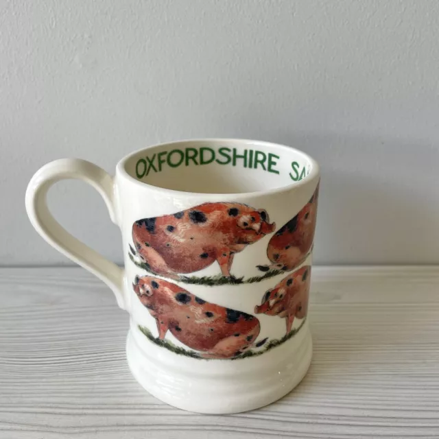 Emma Bridgewater Rare Oxfordshire Sandy Pig 1/2 Pint Mug Farm Animals England