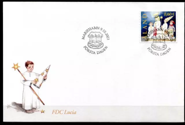 Lichterfest zu Ehren der hl. Lucia. FDC. Aland 2003