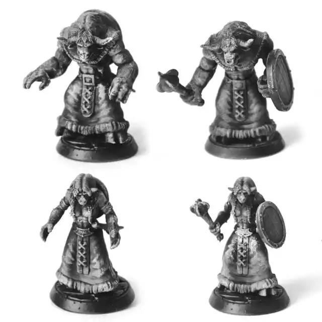 Mulgore Taurens Miniatures Tabletop Dungeons and Dragons Wargaming Mini