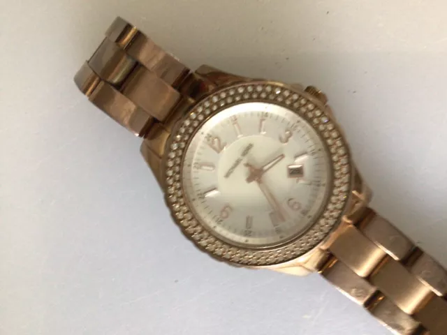 michael kors rose gold watch ladies