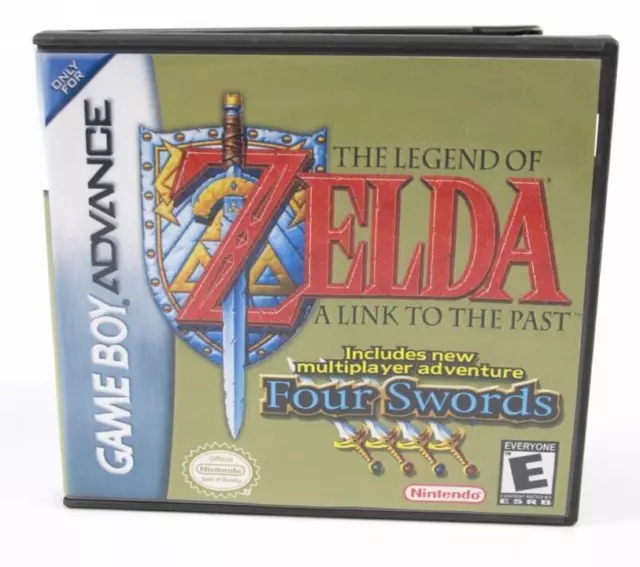 Zelda: A Link to the Past and Four Swords Game Boy Advance Custom Case *NO  GAME*