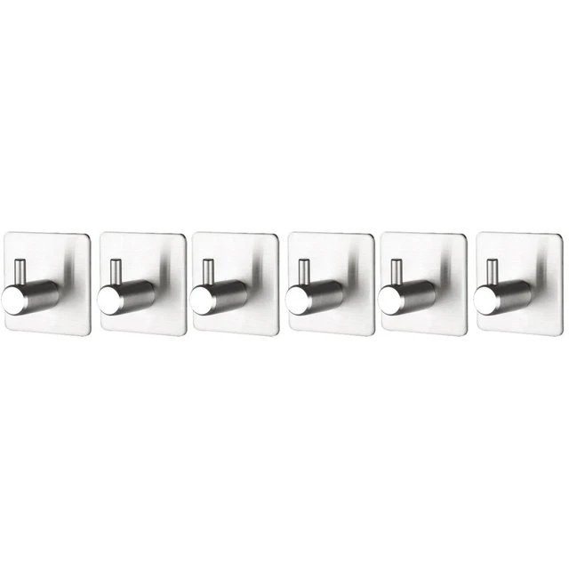 6 Pcs Door Hanger Home Bathroom Supplies Washcloth Hook Coat